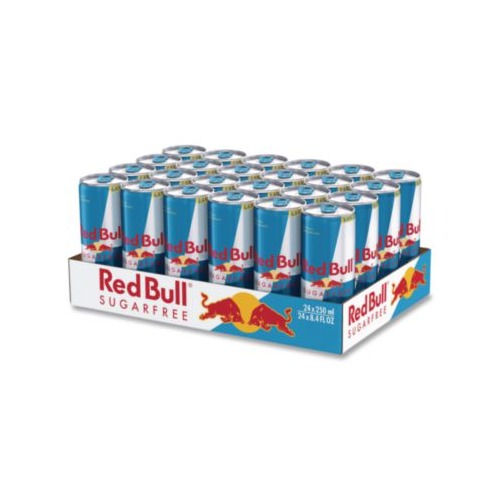 Red Bull Energy Drink, Sugar-Free, 8.4 oz Can, 24/Case Pallet