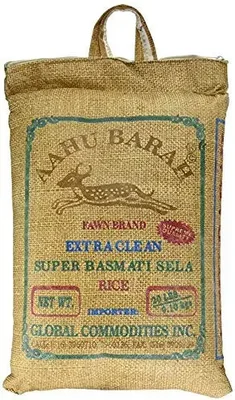 Aahu Barah Super Basmati Sela Rice - 10lb Pallet